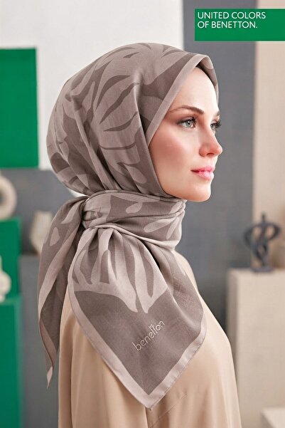 United Colors of Benetton SIENA DESENLİ EŞARP -1039-90*90