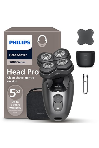 Philips Head Shaver Pro Series 7000 - erkekler ve kadınlar için elektrikli ke...
