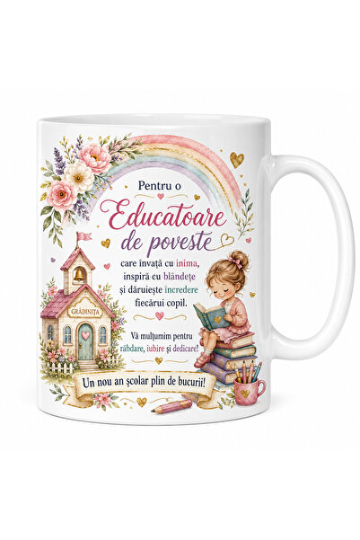Generic Brand Cana personalizata cadou pentru Educatoare, „Educatoare de pove...