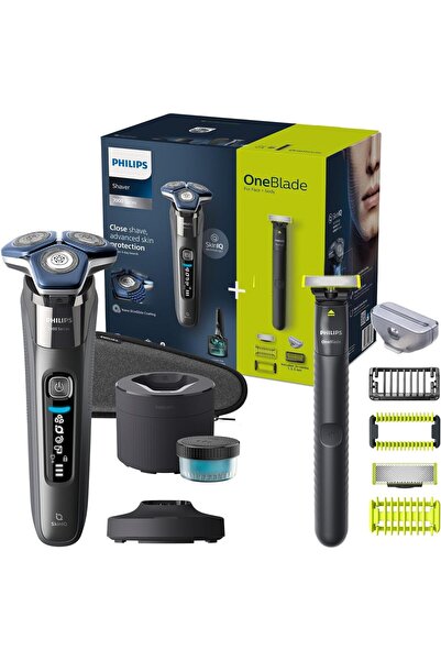 Philips Shaver S7000 - Islak ve Kuru Tıraş Makinesi, Katlanır Düzelticili (S7...