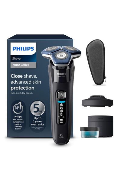 Philips Tıraş Makinesi Serisi 7000 - Katlanır Düzeltici, Islak ve Kuru Tıraş,...