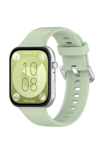 Techsuit Strap for Huawei Watch Fit 3, Watchband (W061), blue - light green