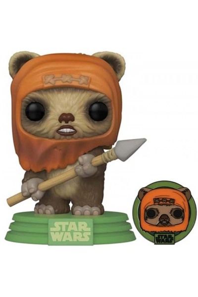 Funko Pop! Movies: Star Wars- ATG Wicket w/Pin (Exc)