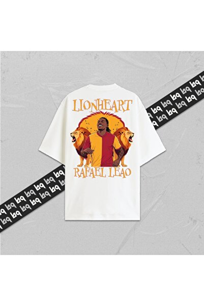 RAFAEL LEAO Oversize %100 Pamuklu Unisex Baskılı T-Shirt