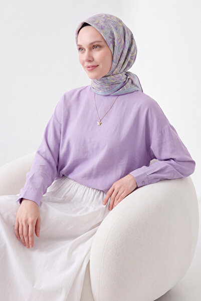 Silk Home Lorena - Soft Scarf Paisley -Lilac - 73162-20