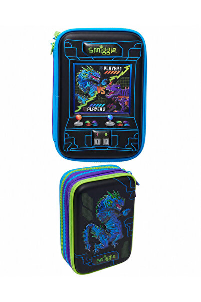 SMIGGLE Spectacular Neon 3 Bölmeli Kalemlik