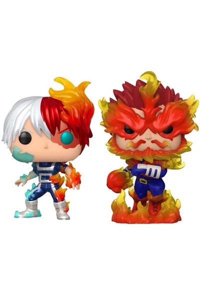 Funko Pop! Animation: My Hero Academia- Endeavor & Todoroki 2 pack (Exc)