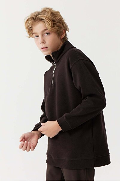 PAULMARK Boy's Zippered Sweat Top