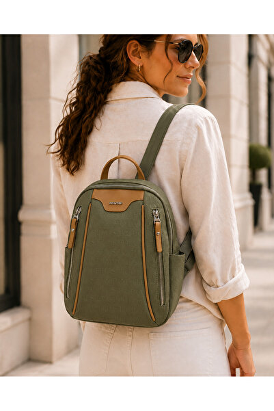 Just Polo Women's Multi-Compartment Backpack Suitable for Daily Use Size: 25 ...