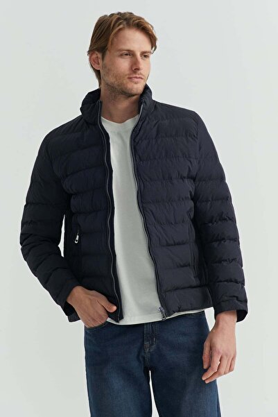 PAULMARK Men's Judge Collar Short Coat