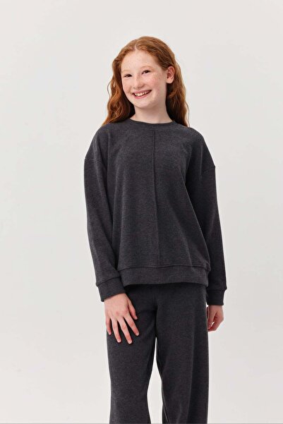 PAULMARK Girl's Textured Sweat Top