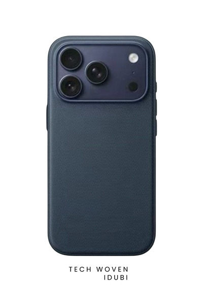 idubi İPhone 17 Pro Max Uyumlu Techwoven Dokuma Animasyonlu Ojinal Telefon Kı...