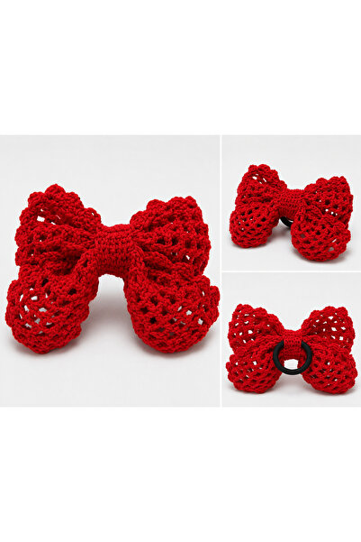 Tuel Knitted Hair Clip Bow Model Handmade Hair Clip