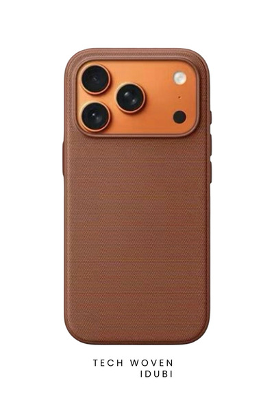 İPhone 17 Pro Uyumlu Techwoven Dokuma Animasyonlu Ojinal Telefon Kılıfı Dokunmatik Kamera Tuşu