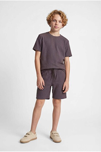 PAULMARK Boy's Textured Shorts