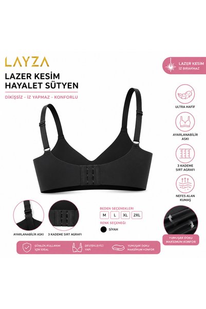 Layza Laser Cut Seamless Bra