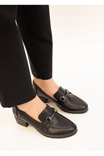 Venüs 1439 Eren Shoes&Bag Genuine Leather Buckle Detailed Casual Thick and Lo...