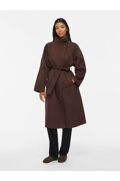 VILA Trenchcoat VIKIWI mit Gürtel