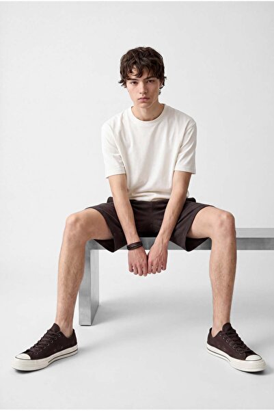 PAULMARK Men's Tie-Waist Textured Shorts