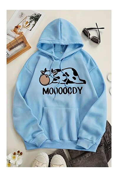DAXİS Sportwear Company Mooody Printed Hooded Sweatshirt