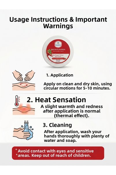 BALERA Fit Thermal Red Pepper Extract Anti-Cellulite Massage Gel 500 ml Paprika Thermal Effect Regional Firming Gel