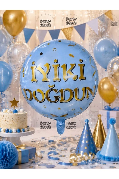 Parti Dükkanı بالون من الفويل بمناسبة عيد ميلادك مقاس 18 بوصة (45 سم) باللون ...