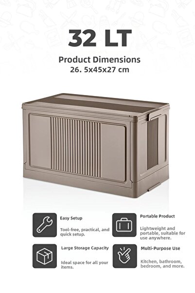 NESS HOME Single Layer Expandable Foldable Multi-Purpose Clothing Storage Box...