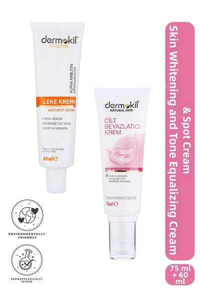 Dermokil Skin Whitening and Tone Equalizing Cream 75 ml + Anti-Blemish Skin C...