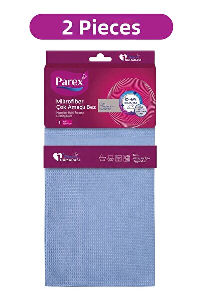 Parex Microfiber Multi-Purpose Cloth Blue Double Pack