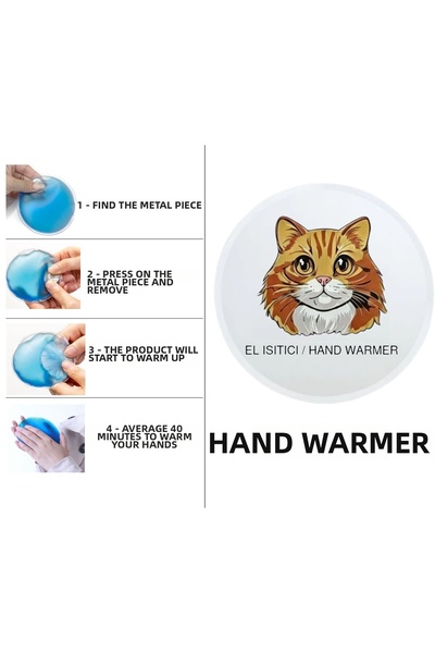 Bosphorus Sia Brown Cat Pocket Heater, Hand Warmer, Hot Water Bottle Pvc 10X9...