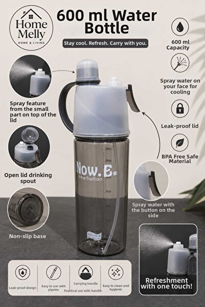 btm home Transparent - Colorful Water Bottle, Cooling Water Bottle with Water...