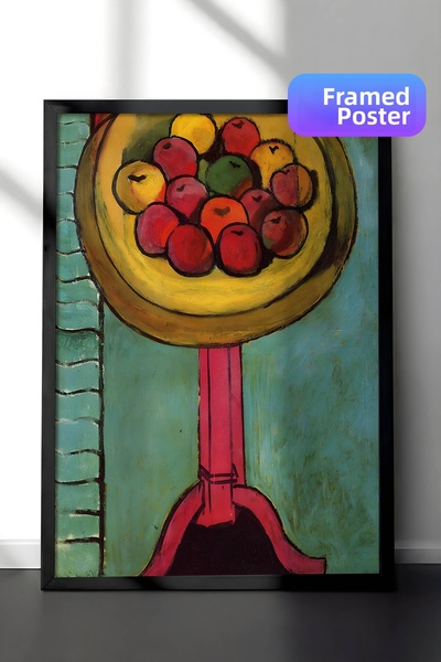 Zestia Pictură murală cu ramă neagră de Alexej Jawlensky, Natură moartă cu me...