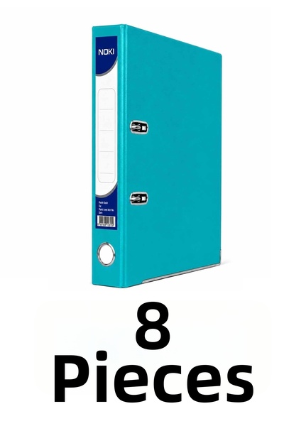 Noki 8 Pieces Narrow Plastic Folder A4 Folder