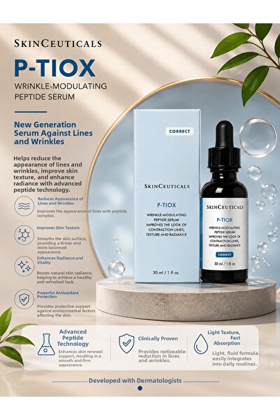 SkinCeuticals P-Tiox Serum 30 ml - Peptide Care Serum Against Fine Lines and ...