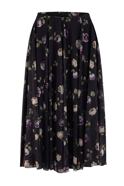 Trendyol Modest Multi-Colored Floral Pattern Maxi Length A-Line/A-Line Shaped...