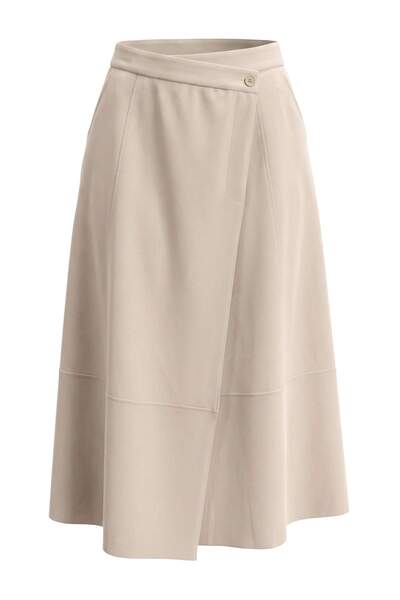 Trendyol Collection Stone Lined Plain Woven Bottom & Top Hijab Skirt Tctaw26E...