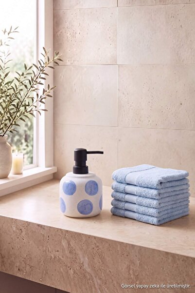 TRENDYOLMİLLA HOME Porcelanska posuda za sapun sa šarenom polka tačkastom uzo...