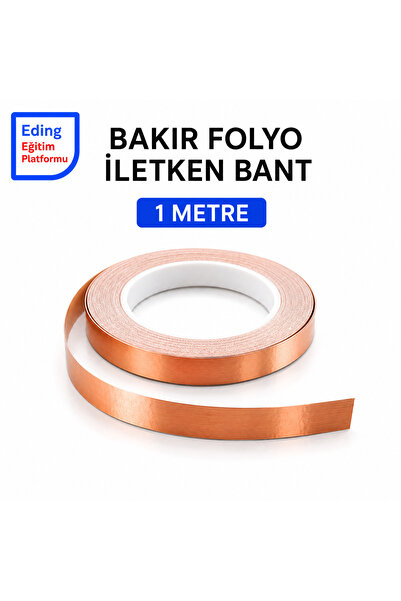 Fapatech Bakır Folyo Iletken Bant - 5 Mm X 1 Metre Araba Cam Rezistansı Bantı