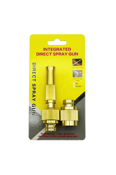 SORA GROUP Yellow - Aluminum Hose Sprinkler Device Dual Function Bx40