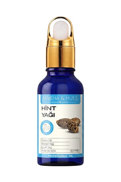 maisha&huile Hint Yağı (Soğuk Pres) 50 ML - Doğal Bitkisel Aromaterapi Yağı -...