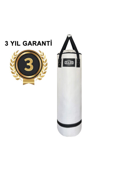 Excalibur Polystar Boks Kum Torbası 100 x 30 cm Beyaz