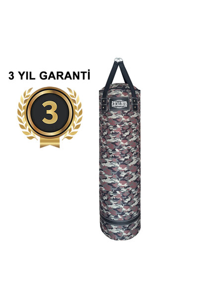 Excalibur Polystar Boks Kum Torbası 120 x 30 cm Kamuflaj
