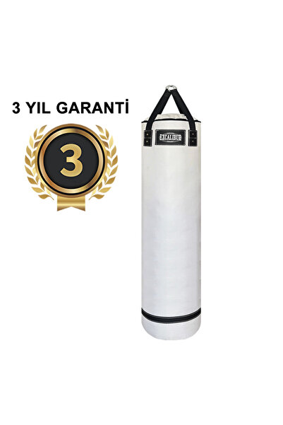 Excalibur Polystar Boks Kum Torbası 135 x 35 cm Beyaz