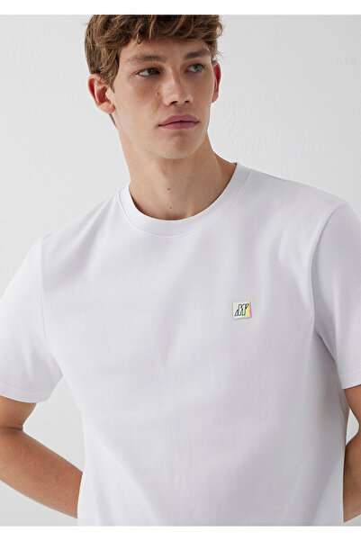 Mavi Pro Beyaz Basic T-Shirt Regular Fit / Normal Cut 0620056-620