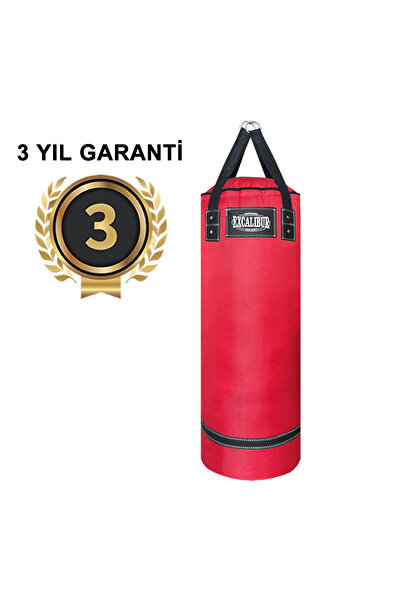 Excalibur Polystar Boks Kum Torbası 100 x 35 cm Kırmızı
