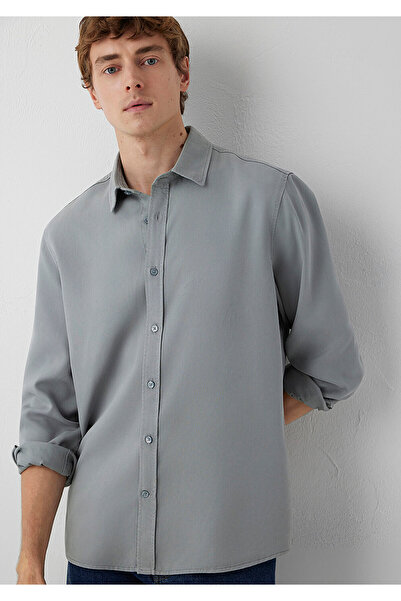 Mavi (TENCEL™) Lyocell Gri Gömlek Regular Fit / Normal Kesim 0210818-70118