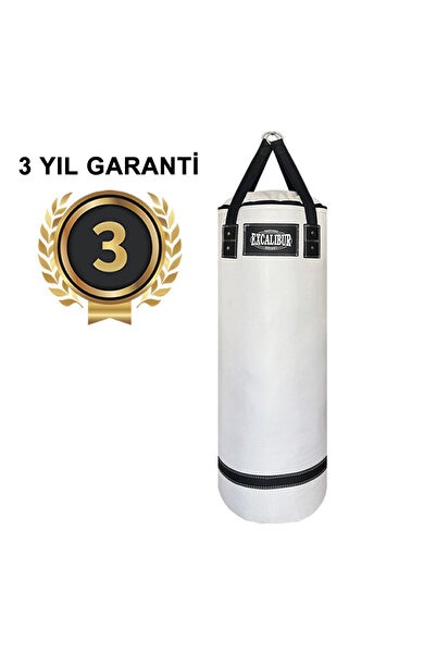 Excalibur Polystar Boks Kum Torbası 100 x 35 cm Beyaz