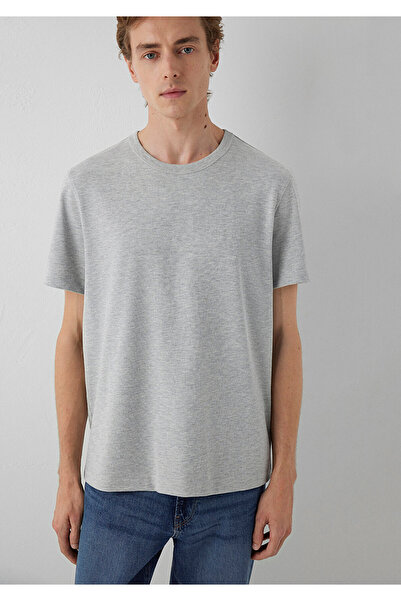 Mavi Gri Basic Tişört Regular Fit / Normal Kesim 0613509-80018