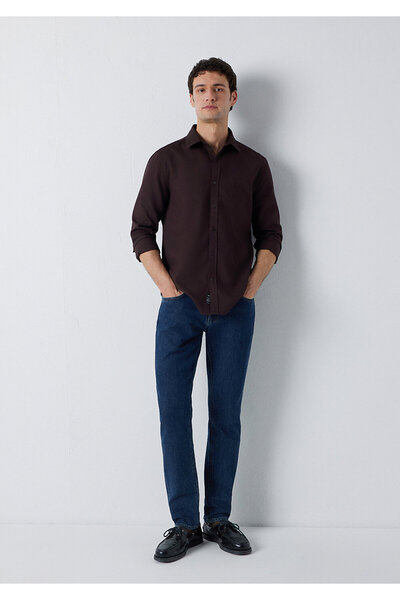 Mavi Καφέ Πουκάμισο Στενή Γραμμή / Slim Fit 0211656-90704