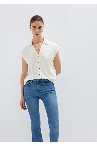 Mavi Ecru Polo T-Shirt Regular Fit / Normal Cut 1614312-80194